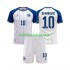 Camisola Bósnia e Herzegovina Ermedin Demirovic 10 Criança Equipamento Segundo Copa do Mundo 2026 Manga Curta